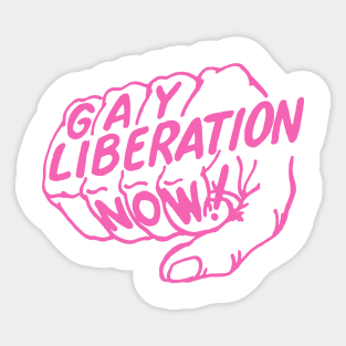 Gay Liberation Now! Sticker